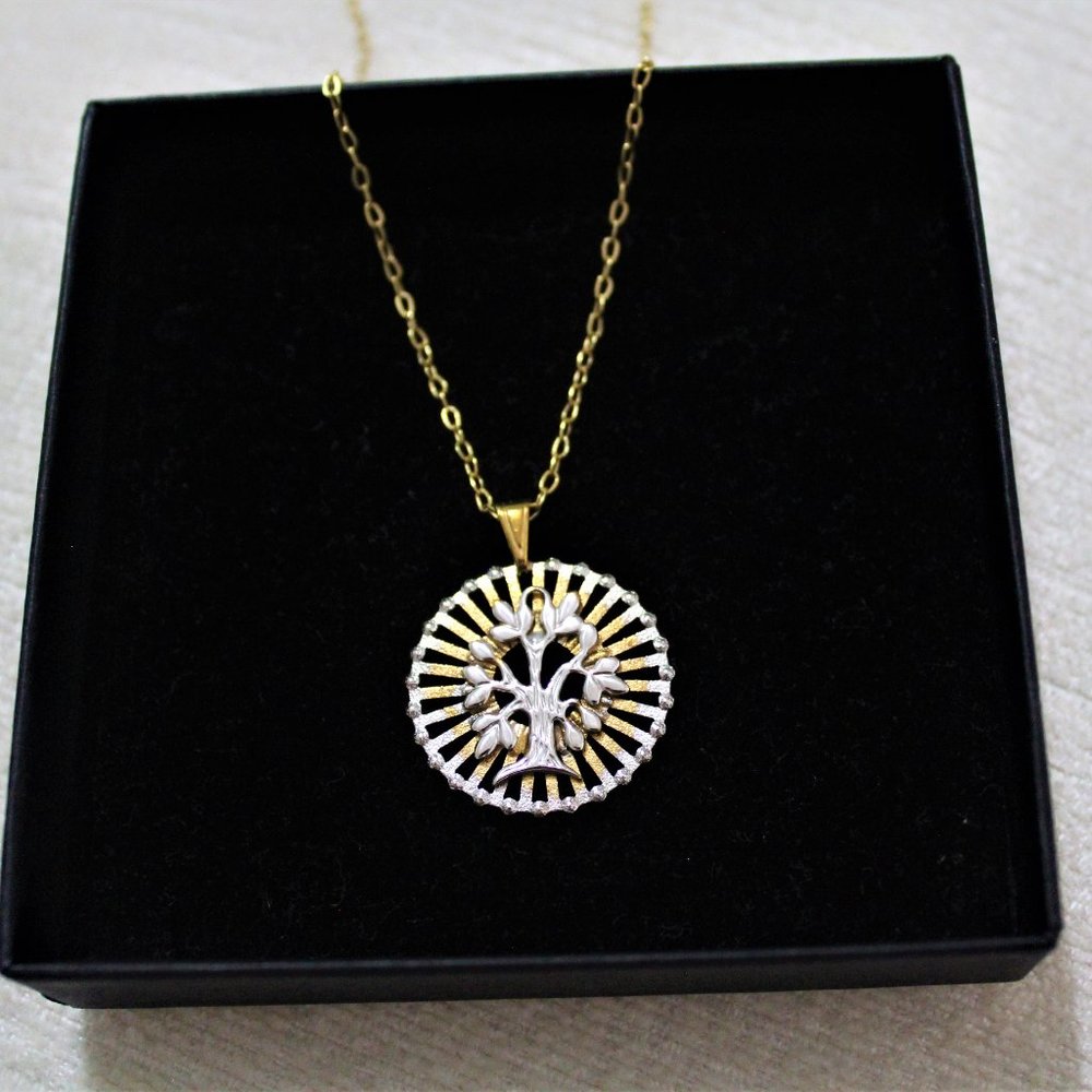 Tree Of Life Gold Necklace